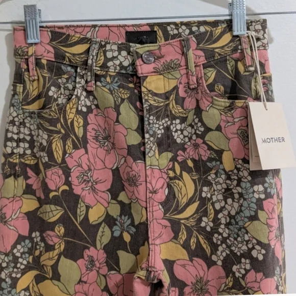 MOTHER The Hustler Ankle Jean In Boutonniere Bouquet - Picture 3 of 9